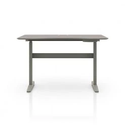Talbott 47.25 in. Rectangular Gray Steel Standing Desk with Adjustable Height by Furniture of America -Furniture of America Sales Store gray furniture of america standing desks idf dk6092gy s c3 1000