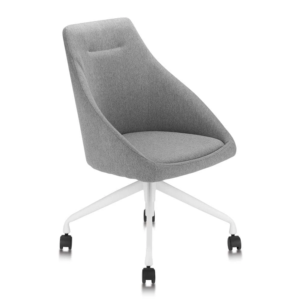 Isla Gray Fabric Upholstered Swivel Task Chair by Furniture of America 1 Isla Gray Fabric Upholstered Swivel Task Chair by Furniture of America
