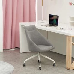 Isla Gray Fabric Upholstered Swivel Task Chair by Furniture of America 9 Isla Gray Fabric Upholstered Swivel Task Chair by Furniture of America -Furniture of America Sales Store gray furniture of america task chairs idf 603916 c3 1000