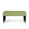 Sandor Green Fabric Upholstered 42"L x 17"W x 18"H Bench by Furniture of America