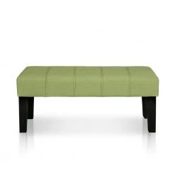 Sandor Green Fabric Upholstered 42"L x 17"W x 18"H Bench by Furniture of America