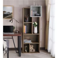 Thurmondi 25.87 in. Wide Honey Walnut 7-Shelf Accent Bookcase by Furniture of America -Furniture of America Sales Store honey walnut furniture of america bookcases bookshelves ynj 18803c32 44 1000