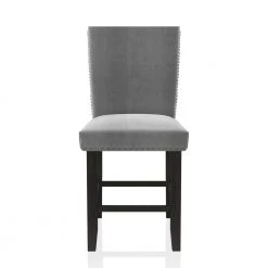 Southwind Black and Light Gray Counter Height Chairs (Set of 2) by Furniture of America 9 Southwind Black and Light Gray Counter Height Chairs (Set of 2) by Furniture of America -Furniture of America Sales Store light gray and black furniture of america bar stools idf 3744gy pc c3 1000
