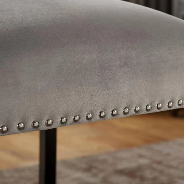 Southwind Black and Light Gray Counter Height Chairs (Set of 2) by Furniture of America 6 Southwind Black and Light Gray Counter Height Chairs (Set of 2) by Furniture of America - Image 6