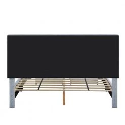 Shillo Gray Wood Frame Queen Platform Bed with 2-Drawers by Furniture of America -Furniture of America Sales Store light gray furniture of america platform beds idf 7316lg q 4f 1000