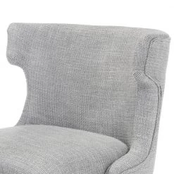 Briar Rose Light Gray Fabric Wingback Swivel Office Chair by Furniture of America 11 Briar Rose Light Gray Fabric Wingback Swivel Office Chair by Furniture of America -Furniture of America Sales Store light gray furniture of america task chairs idf fc664lg 4f 1000
