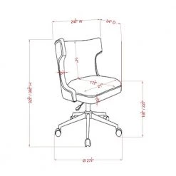 Briar Rose Light Gray Fabric Wingback Swivel Office Chair by Furniture of America 14 Briar Rose Light Gray Fabric Wingback Swivel Office Chair by Furniture of America -Furniture of America Sales Store light gray furniture of america task chairs idf fc664lg 76 1000