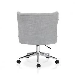 Briar Rose Light Gray Fabric Wingback Swivel Office Chair by Furniture of America 10 Briar Rose Light Gray Fabric Wingback Swivel Office Chair by Furniture of America -Furniture of America Sales Store light gray furniture of america task chairs idf fc664lg c3 1000