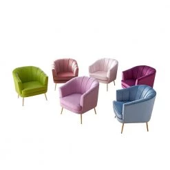 Endel Lilac Fabric Accent Chair by Furniture of America -Furniture of America Sales Store lilac furniture of america accent chairs idi 8087 66 1000