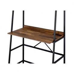 Sorvino 36 in. Matte Black Coating and Brown Writing Desk with Bookcase by Furniture of America 10 Sorvino 36 in. Matte Black Coating and Brown Writing Desk with Bookcase by Furniture of America -Furniture of America Sales Store matte black coating and brown furniture of america ladder desks idf ac370br 4f 1000