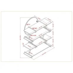 Benet 62.5 in. Matte Black Powder Coating 4-Shelf Accent Bookcase by Furniture of America 10 Benet 62.5 in. Matte Black Powder Coating 4-Shelf Accent Bookcase by Furniture of America -Furniture of America Sales Store matte black powder coating furniture of america bookcases bookshelves idf ac296 76 1000