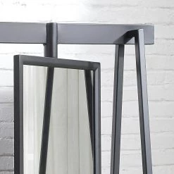 Yasta Matte Black Powder Coating 3-Hook Free Standing Coat Stand by Furniture of America -Furniture of America Sales Store matte black powder coating furniture of america coat racks idf ac262 1f 1000