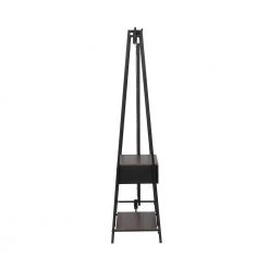 Yasta Matte Black Powder Coating 3-Hook Free Standing Coat Stand by Furniture of America -Furniture of America Sales Store matte black powder coating furniture of america coat racks idf ac262 c3 1000