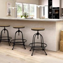 Dirk 24 in. Medium Oak Bar Stool (Set of 2) by Furniture of America 9 Dirk 24 in. Medium Oak Bar Stool (Set of 2) by Furniture of America -Furniture of America Sales Store medium oak and black furniture of america bar stools idf 3803pc c3 1000
