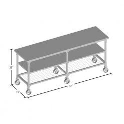 Juklen 54 in. Medium Oak Wood TV Stand Fits TVs Up to 60 in. with Wheels by Furniture of America -Furniture of America Sales Store medium oak furniture of america tv stands idf 5278 tv 54 76 1000