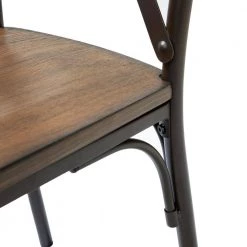 Averyn Brown Crossed Back Side Chair (Set of 2) by Furniture of America 14 Averyn Brown Crossed Back Side Chair (Set of 2) by Furniture of America -Furniture of America Sales Store natural elm and bronze furniture of america accent chairs idf 3827sc 44 1000