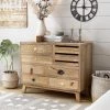 Amani Natural Mango Wood Hallway Accent Cabinet with 9-Drawers by Furniture of America
