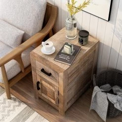 Sunniva 16 in. Natural Rectangle Mango Wood End Table With 1 Drawer by Furniture of America 13 Sunniva 16 in. Natural Rectangle Mango Wood End Table With 1 Drawer by Furniture of America -Furniture of America Sales Store natural furniture of america end side tables idf 51031 31 1000