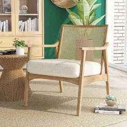 Council Natural Tone and Beige Wood Removable Cushions Accent Chair by Furniture of America 17 Council Natural Tone and Beige Wood Removable Cushions Accent Chair by Furniture of America -Furniture of America Sales Store natural tone and beige furniture of america accent chairs idf ac391nt 31 1000