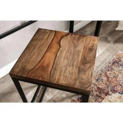 Homeville 25 in. Natural Tone Backless Steel Bar Stool by Furniture of America -Furniture of America Sales Store natural tone furniture of america bar stools idf 51024 44 1000