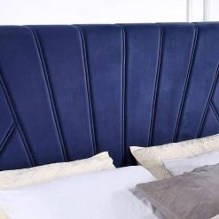 Kimjoy Blue Wood Frame Full Platform Bed with Storage by Furniture of America -Furniture of America Sales Store navy furniture of america platform beds idf 7246nv f 40 1000