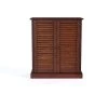 Gordo Brown Shoe Cabinet with 5-Shelf by Furniture of America