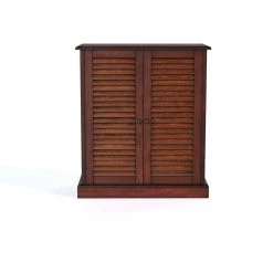 Gordo Brown Shoe Cabinet with 5-Shelf by Furniture of America