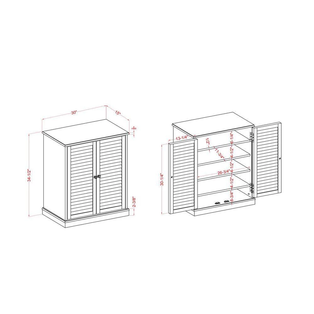 Gordo Brown Shoe Cabinet with 5-Shelf by Furniture of America 4 Gordo Brown Shoe Cabinet with 5-Shelf by Furniture of America - Image 4