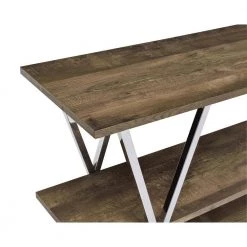 Paradi 48 in. Oak Rectangle Console Table with Storage by Furniture of America -Furniture of America Sales Store oak furniture of america console tables idf ac594 s c3 1000