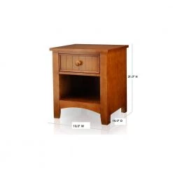 Eavan 1-Drawer Oak Nightstand by Furniture of America 9 Eavan 1-Drawer Oak Nightstand by Furniture of America -Furniture of America Sales Store oak furniture of america nightstands idf 7905oak n 40 1000