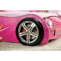 Meera Pink Twin Race Car Bed by Furniture of America 18 Meera Pink Twin Race Car Bed by Furniture of America -Furniture of America Sales Store pink furniture of america kids beds idf 7642 44 1000
