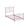 Lelands Pink Twin Panel Bed by Furniture of America