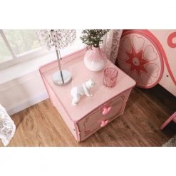 Mikelsen 2-Drawer Pink Nightstand by Furniture of America -Furniture of America Sales Store pink furniture of america nightstands idf 7631n 44 1000