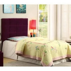 Prescott Purple Twin Size Headboard by Furniture of America -Furniture of America Sales Store purple furniture of america kids headboards idf 7063pr hb t 31 1000