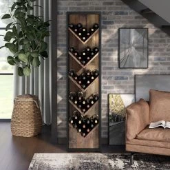 Samalera 45-Bottle Reclaimed Barnwood Wine Rack by Furniture of America -Furniture of America Sales Store reclaimed barnwood furniture of america wine racks ynj 2173c39 1f 1000