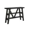 Novah 47 in W. Reclaimed Black Oak 33 in H. Rectangle PB Console Table by Furniture of America