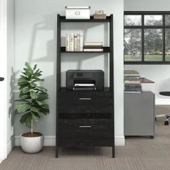 Shayfield Reclaimed Black Oak File Cabinet with 2-Drawers by Furniture of America -Furniture of America Sales Store reclaimed black oak furniture of america file cabinets ynj 2057c40 31 1000