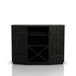 Shutler Reclaimed Black Oak Buffet with 2 Shelves by Furniture of America