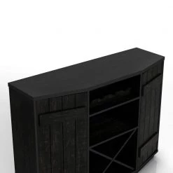 Shutler Reclaimed Black Oak Buffet with 2 Shelves by Furniture of America -Furniture of America Sales Store reclaimed black oak furniture of america sideboards buffet tables ynj 2170c40 fa 1000