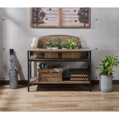 Christoff Reclaimed Oak Console Table by Furniture of America 7 Christoff Reclaimed Oak Console Table by Furniture of America -Furniture of America Sales Store reclaimed oak furniture of america accent cabinets fgi 18900c25 31 1000