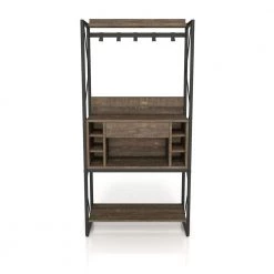 Grazellia Reclaimed Oak Baker's Rack with 4-Shelves by Furniture of America