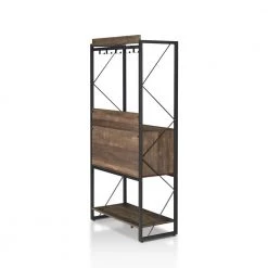 Grazellia Reclaimed Oak Baker's Rack with 4-Shelves by Furniture of America -Furniture of America Sales Store reclaimed oak furniture of america baker s racks ynj 18715c25 a0 1000