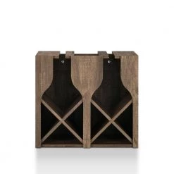 Sacha 8-Bottle Reclaimed Oak Hanging Wine Rack by Furniture of America 9 Sacha 8-Bottle Reclaimed Oak Hanging Wine Rack by Furniture of America -Furniture of America Sales Store reclaimed oak furniture of america bar cabinets ynj 1978c25 77 1000
