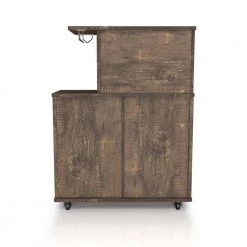 Ari Reclaimed Oak Mobile Mini Bar with Wine Rack by Furniture of America 15 Ari Reclaimed Oak Mobile Mini Bar with Wine Rack by Furniture of America -Furniture of America Sales Store reclaimed oak furniture of america bar carts hfw 1979c25 44 1000