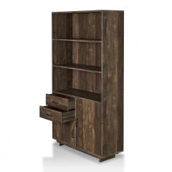 Geraldimo 69.8 in. Reclaimed Oak Wood 5-Shelf Accent Bookcase by Furniture of America 10 Geraldimo 69.8 in. Reclaimed Oak Wood 5-Shelf Accent Bookcase by Furniture of America -Furniture of America Sales Store reclaimed oak furniture of america bookcases bookshelves fgi 1787c25 c3 1000