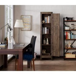 Barnabus 70.86 in. Reclaimed Oak Wood 4-Shelf Accent Bookcase by Furniture of America -Furniture of America Sales Store reclaimed oak furniture of america bookcases bookshelves fgi 1883c25 44 1000