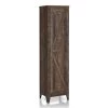 Barnabus 70.86 in. Reclaimed Oak Wood 4-Shelf Accent Bookcase by Furniture of America