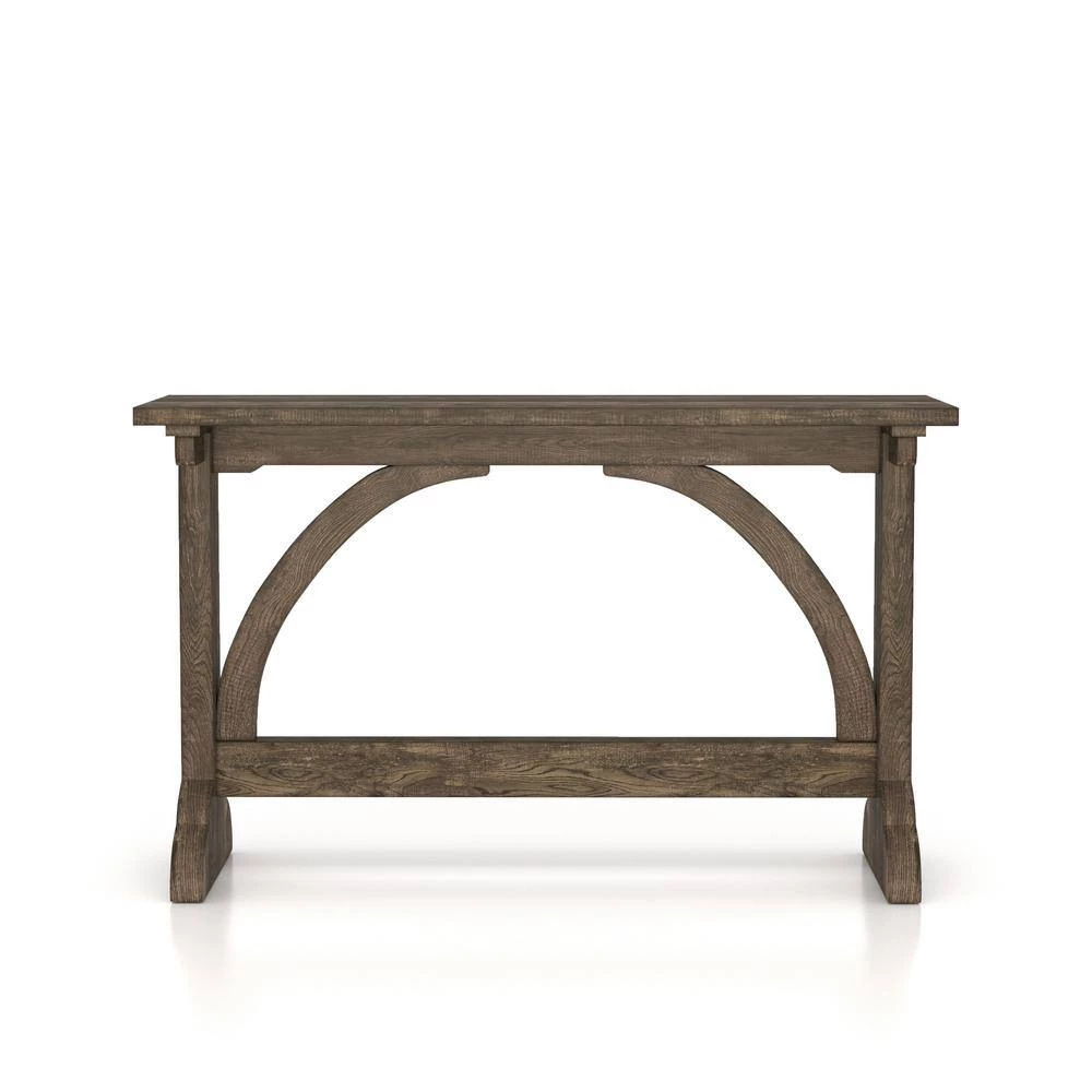 Hava 48 in. Reclaimed Oak Rectangle Console Table by Furniture of America 5 Hava 48 in. Reclaimed Oak Rectangle Console Table by Furniture of America - Image 5