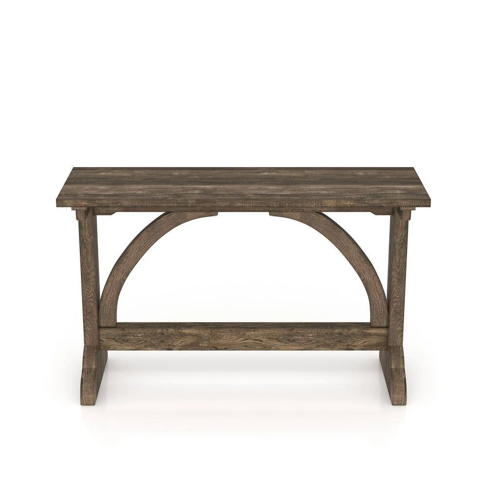 Hava 48 in. Reclaimed Oak Rectangle Console Table by Furniture of America 4 Hava 48 in. Reclaimed Oak Rectangle Console Table by Furniture of America - Image 4