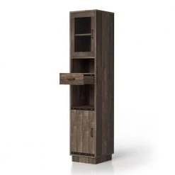 Coopern Reclaimed Oak 4-Shelf tv Tower by Furniture of America -Furniture of America Sales Store reclaimed oak furniture of america media storage hfw 1697c25 tr 4f 1000